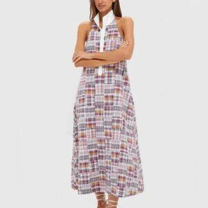 Tuckernuck Faded Prep Patchwork Jagger Maxi Dress, Size SMALL